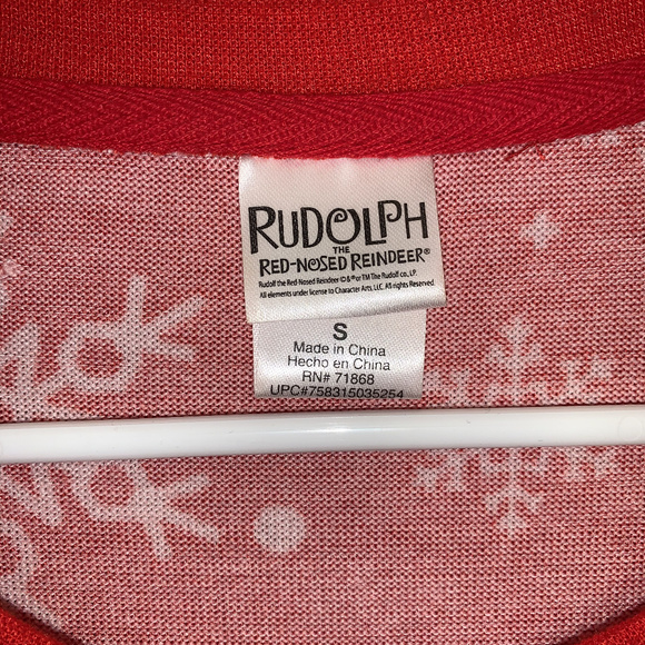 "Happy Holidays" Rudolph Sweater - Picture 3 of 3